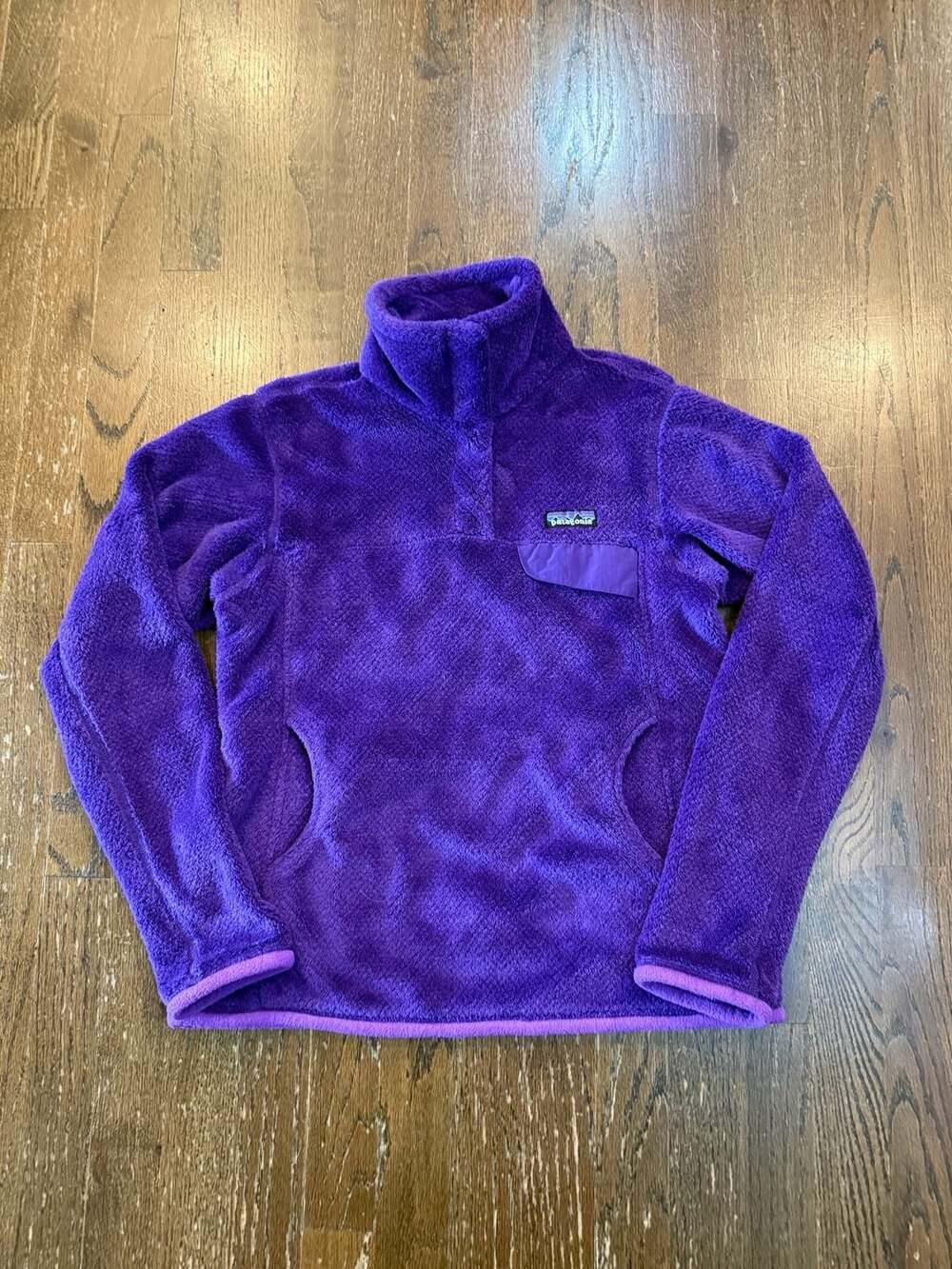 Patagonia Women's Re-Tool Snap-T Pullover Fleece in Purple